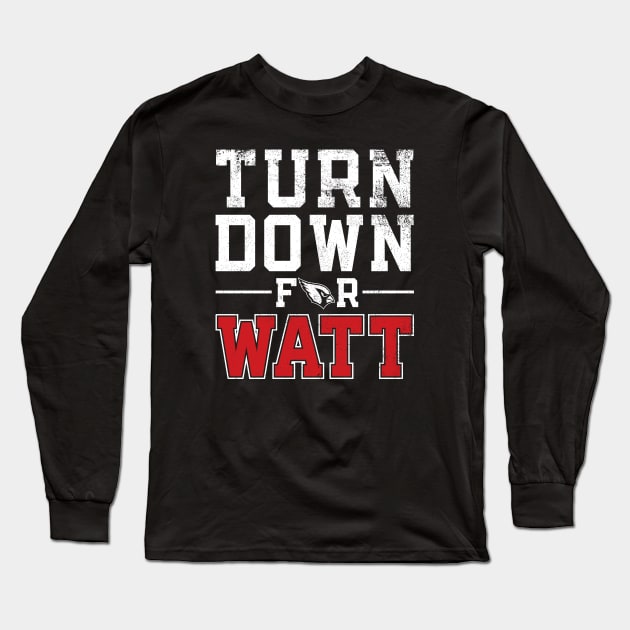 Turn Down for Watt Long Sleeve T-Shirt by LunaGFXD